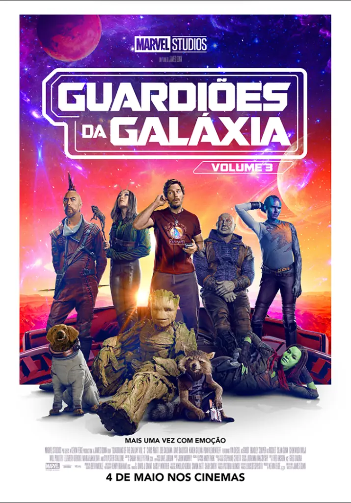 3) Guardiões da Galáxia Vol. 3